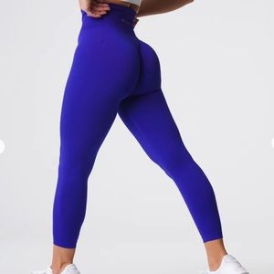 Cobalt Blue NVGTN seamless leggings